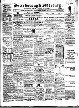 cover page of Scarborough Mercury published on May 2, 1863