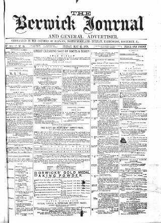 cover page of Illustrated Berwick Journal published on May 13, 1870