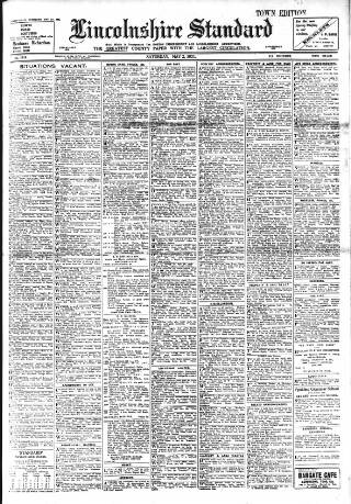 cover page of Lincolnshire Standard and Boston Guardian published on May 2, 1931