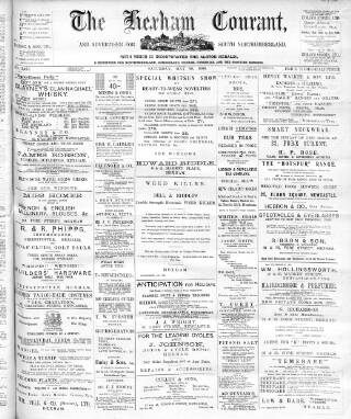 cover page of Hexham Courant published on May 26, 1906