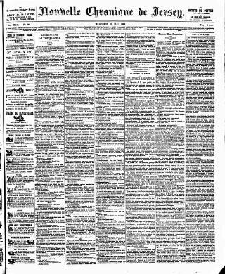cover page of Nouvelle Chronique de Jersey published on May 13, 1896
