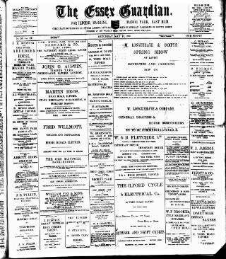 cover page of Essex Guardian published on May 13, 1899