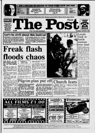 cover page of Lichfield Post published on May 13, 1993