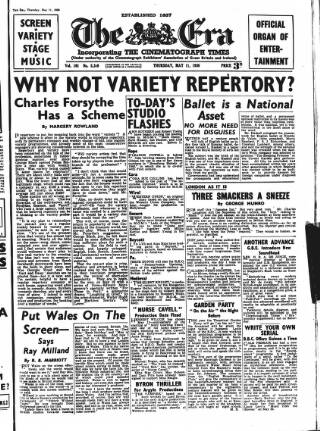 cover page of The Era published on May 11, 1939
