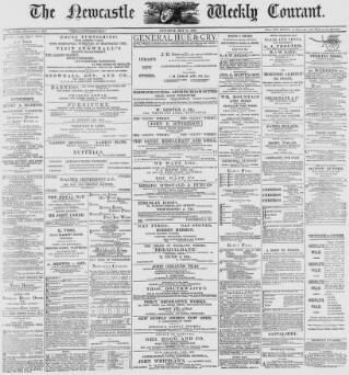 cover page of Newcastle Courant published on May 11, 1895