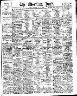 cover page of Morning Post published on May 11, 1908