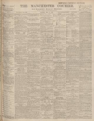 cover page of Manchester Courier published on May 11, 1903