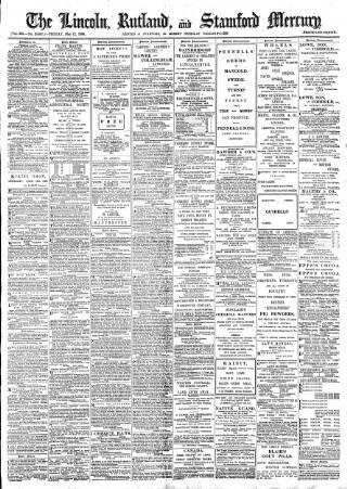 cover page of Stamford Mercury published on May 12, 1899