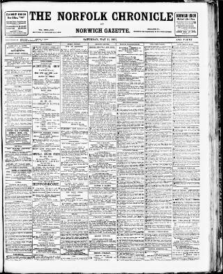 cover page of Norfolk Chronicle published on May 11, 1907