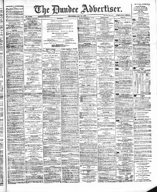 cover page of Dundee Advertiser published on May 11, 1893