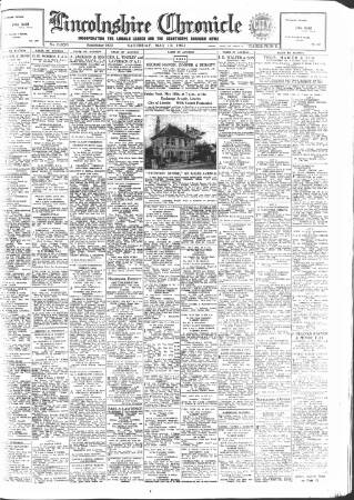 cover page of Lincolnshire Chronicle published on May 12, 1951