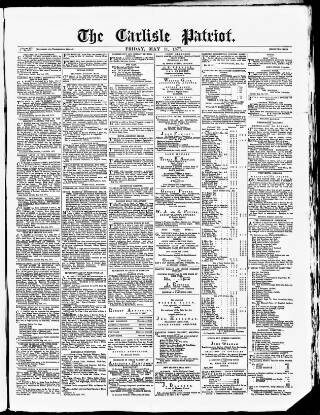 cover page of Carlisle Patriot published on May 11, 1877