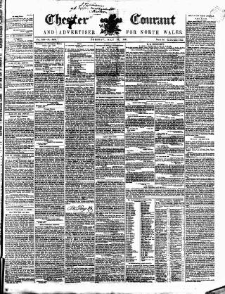 cover page of Chester Courant published on May 11, 1841