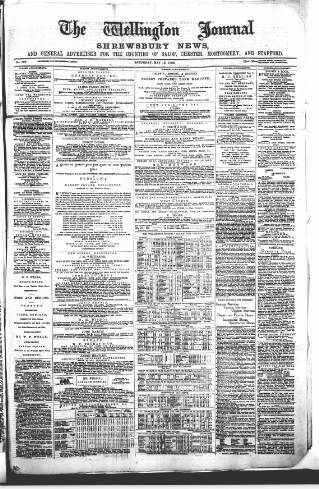 cover page of Wellington Journal published on May 12, 1866