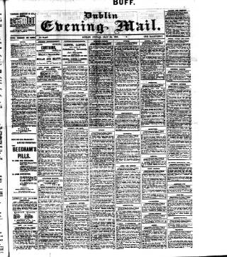 cover page of Dublin Evening Mail published on May 12, 1905