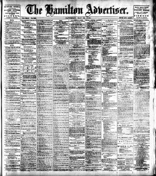 cover page of Hamilton Advertiser published on May 12, 1900