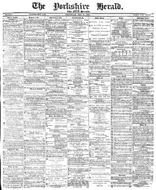 cover page of York Herald published on May 11, 1892