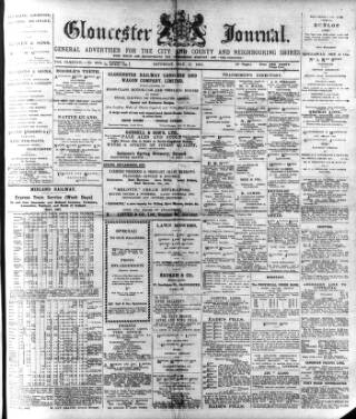 cover page of Gloucester Journal published on May 11, 1907