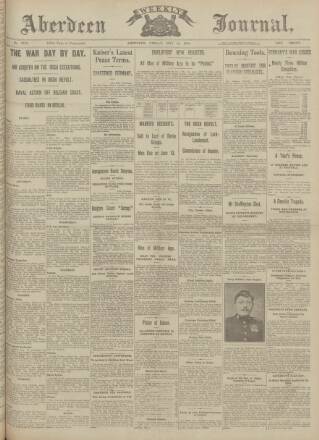 cover page of Aberdeen Weekly Journal published on May 12, 1916