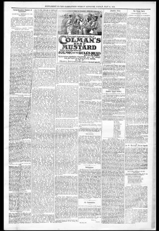 cover page of Carmarthen Weekly Reporter published on May 12, 1899
