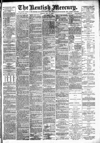 cover page of Kentish Mercury published on May 11, 1894