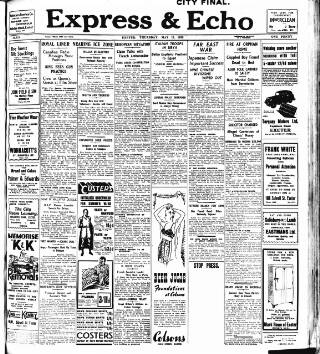 cover page of Express and Echo published on May 11, 1939