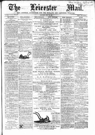 cover page of Leicester Mail published on May 12, 1866