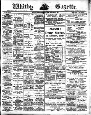 cover page of Whitby Gazette published on May 11, 1906