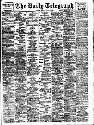 cover page of Daily Telegraph & Courier (London) published on May 11, 1909