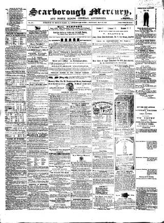 cover page of Scarborough Mercury published on May 30, 1863