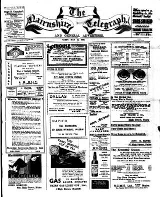 cover page of Nairnshire Telegraph and General Advertiser for the Northern Counties published on May 12, 1936