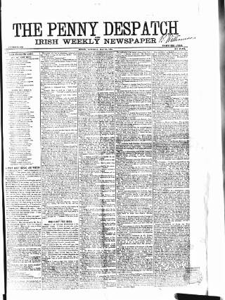 cover page of Penny Despatch and Irish Weekly Newspaper published on May 12, 1866