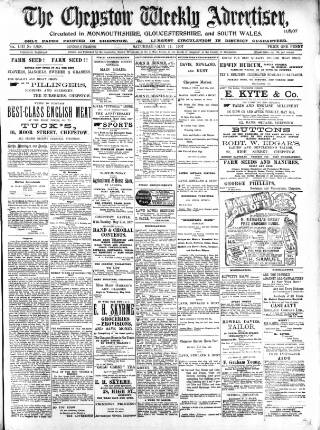 cover page of Chepstow Weekly Advertiser published on May 11, 1907
