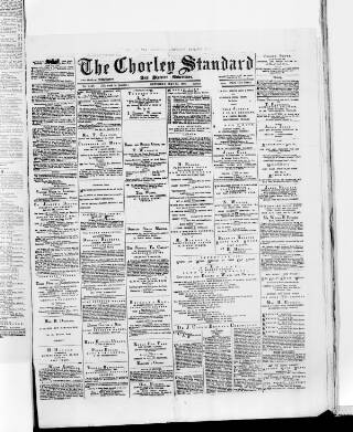 cover page of Chorley Standard and District Advertiser published on May 15, 1886
