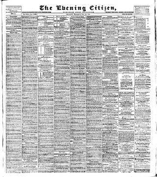 cover page of Glasgow Evening Citizen published on May 12, 1886