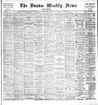 cover page of Dundee Weekly News published on May 11, 1889