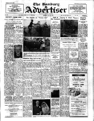 cover page of Banbury Advertiser published on May 11, 1955