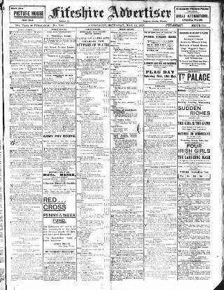 cover page of Fifeshire Advertiser published on May 12, 1917
