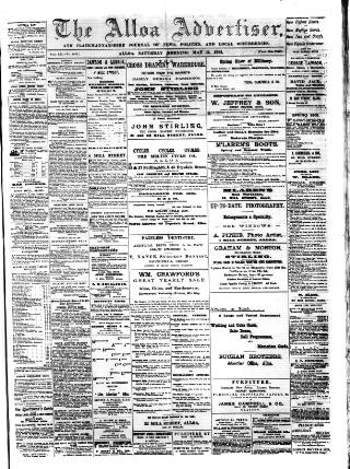 cover page of Alloa Advertiser published on May 11, 1901