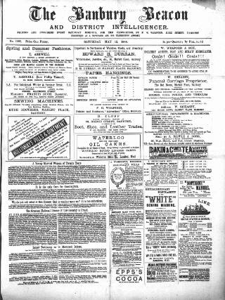 cover page of Banbury Beacon published on May 12, 1888
