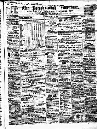 cover page of Peterborough Advertiser published on May 11, 1861