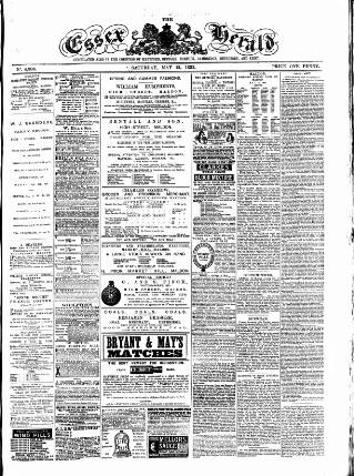 cover page of Essex Herald published on May 12, 1883