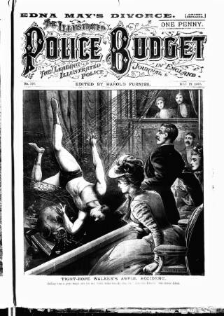 cover page of Illustrated Police Budget published on May 13, 1899