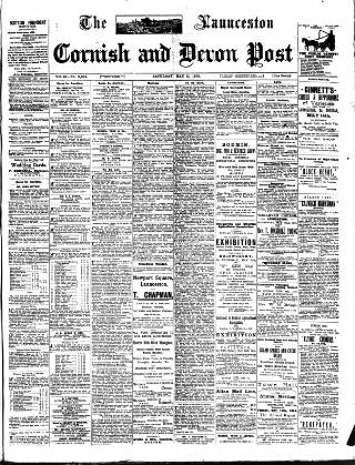 cover page of Cornish & Devon Post published on May 11, 1901