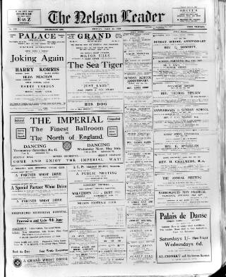 cover page of Nelson Leader published on May 11, 1928