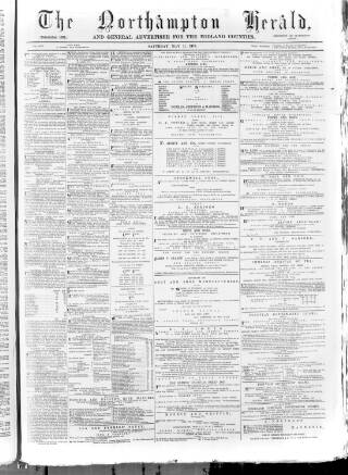 cover page of Northampton Herald published on May 11, 1878