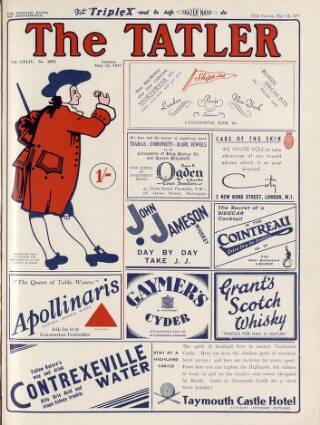 cover page of The Tatler published on May 12, 1937