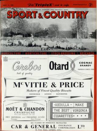 cover page of Illustrated Sporting and Dramatic News published on May 11, 1955