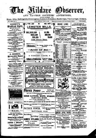 cover page of Kildare Observer and Eastern Counties Advertiser published on May 12, 1906