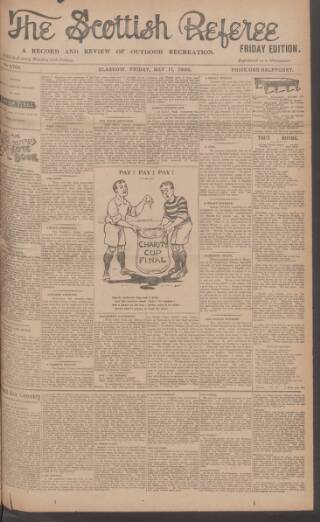 cover page of Scottish Referee published on May 11, 1906